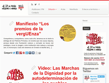 Tablet Screenshot of marchasdeladignidad.org